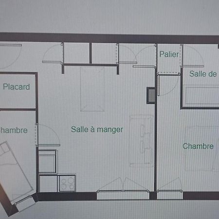 Spacieux Appartement T2 & Cabine Les Angles  Buitenkant foto